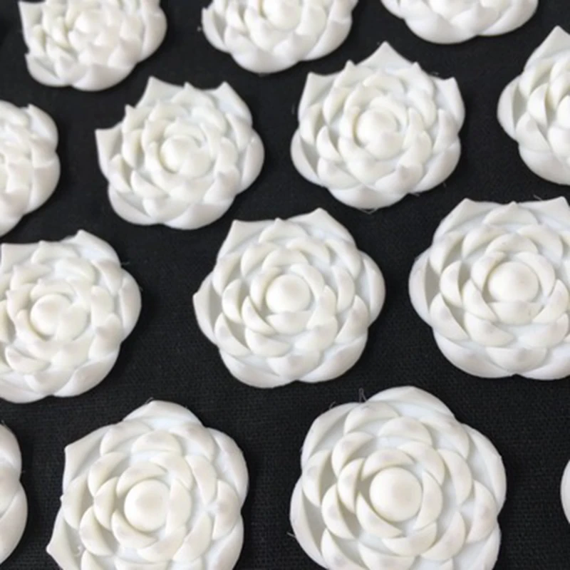 Massager Cushion Acupuncture Sets Relieve Stress Back Pain Acupressure MatPillow Massage Mat Rose Spike Massage and Relaxation (4)