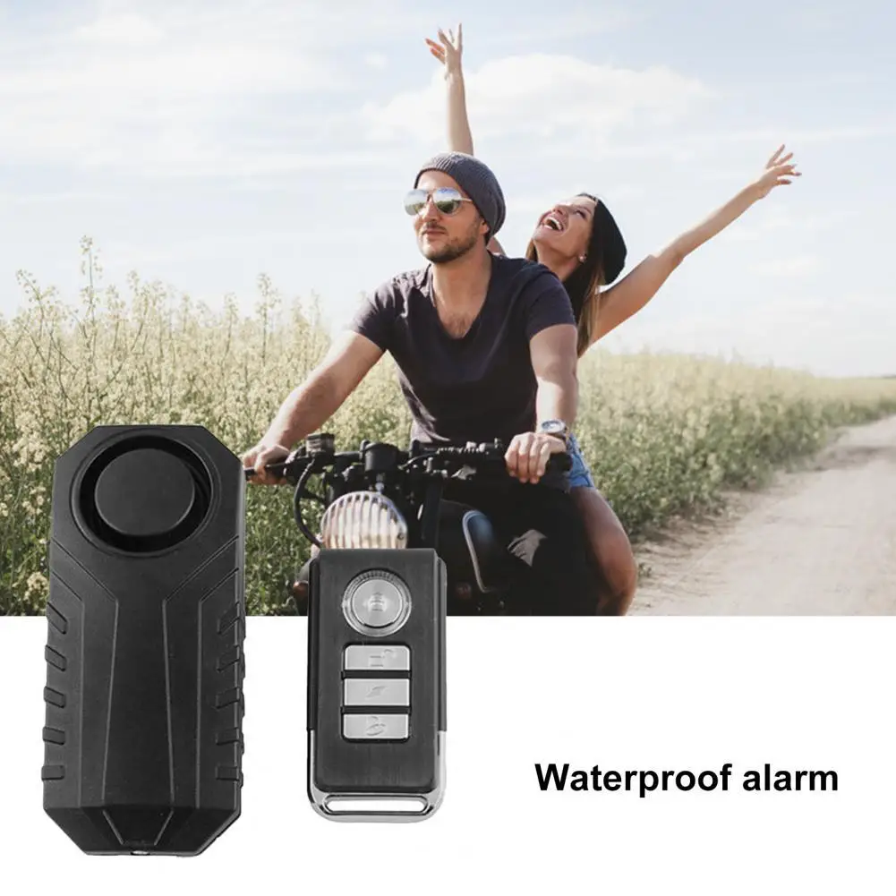 Motorcycle Alarm Anti-Theft Remote Control Metal Waterproof Motion Sensor Security Alarm System for Bikes Burglar Alarm