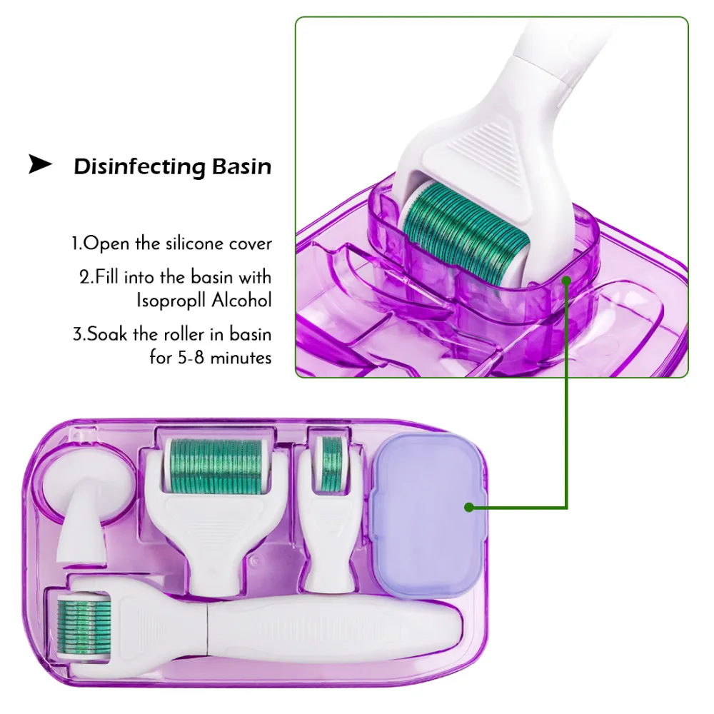 Kit titane Dermaroller rouleau Facial
