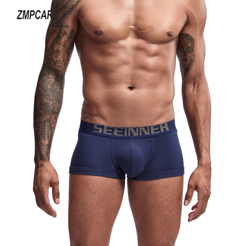

Mens Underwear Seeinner Boxers High Quality Cotton Cuecas Boxers Men Boxer Homme Boxershorts Men Male Panties calzoncillos XXL