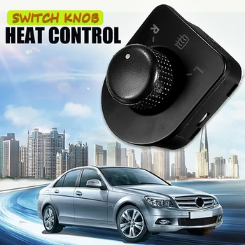 

Exterior Side Mirror Adjust Knob Heater Switch Replacement For Golf Jetta MK4 1J1959565F Black