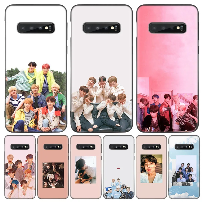 

J Hope kPop Black Cover Phone Case for Samsung Galaxy S10+ Plus Lite Note 10 9 8 S9 S8 J4 J6 + Plus S7 S6 Edge Capa