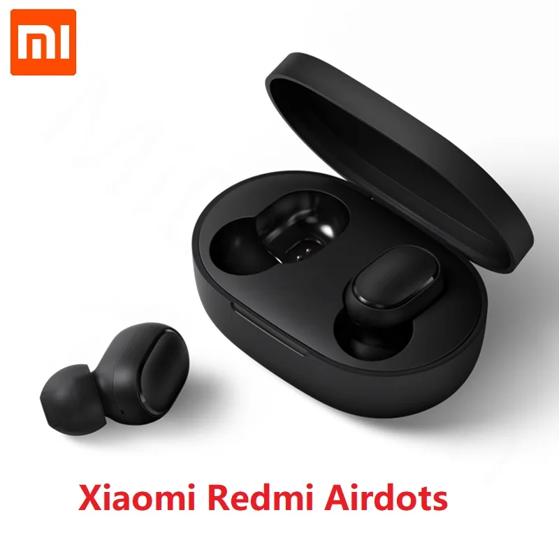 Беспроводные наушники xiaomi airdots Redmi TWS голосовое управление Bluetooth 5 0 шумоподавление