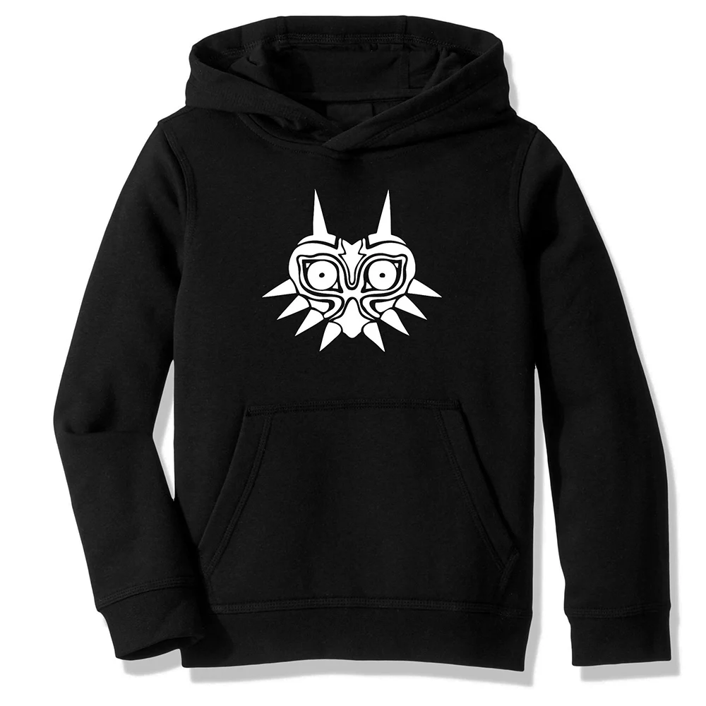 

Fleece Hooded Sweatshirt Hoodies Zelda Breath of The Wild Majora's Mask Gaming Icon Men Women Casual Clothing