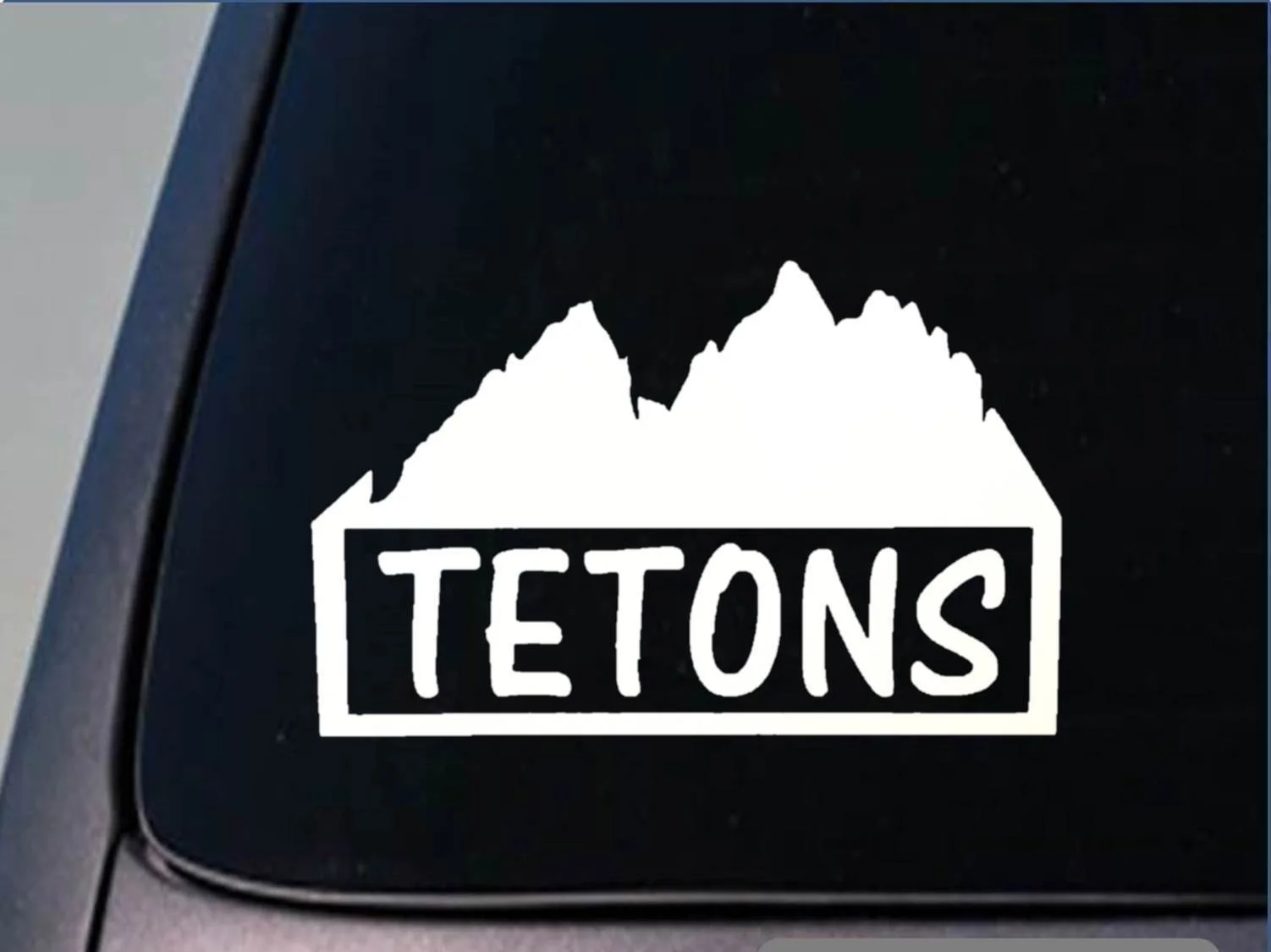 Tetons наклейка 8 &quotвиниловый Йеллоустоун парк grand tetons горы лыжный moose стикер окна |