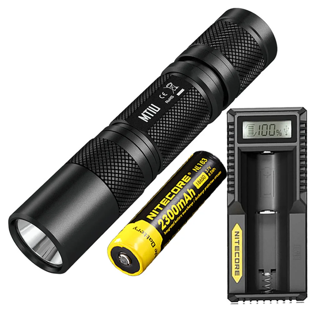 NITECORE MT1U UV Flashlight 900mW 365nm wavelength cold light source handy ultraviolet outdoor torch searching rescue light - Испускаемый цвет: MT1U NL1823 UM10