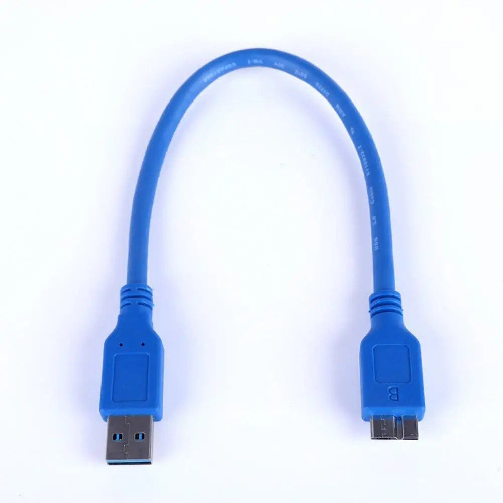 Hard Disk Connecting Cable USB 3.0 Mobile AM Male to Micro-B External Hard Drive Line Laptop Dada Transfer Cable 30cm