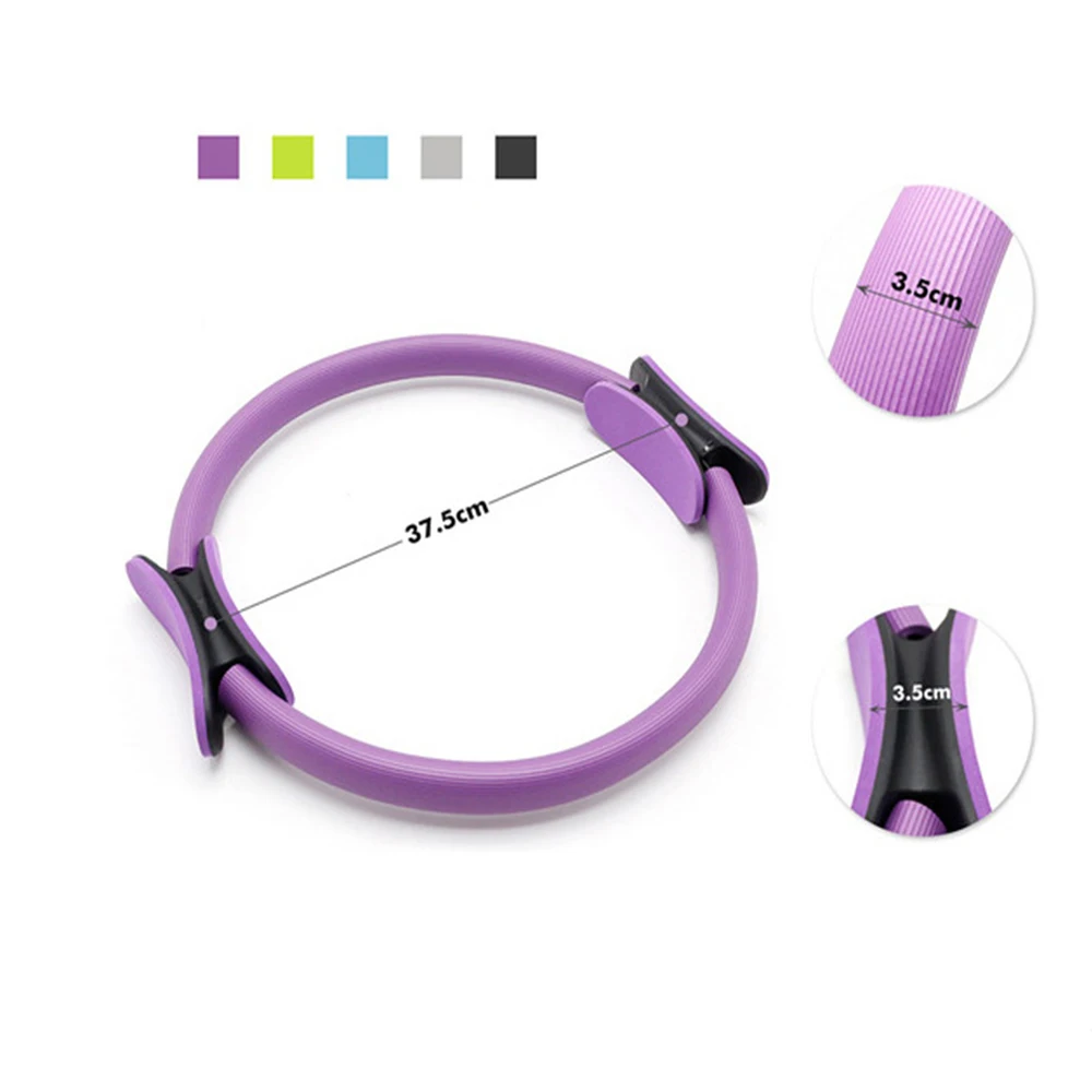5 Colors Magic Yoga Circle Gym Fitness Yoga Pilates Ring High Quality Comfortable Slimming Body Building Circle