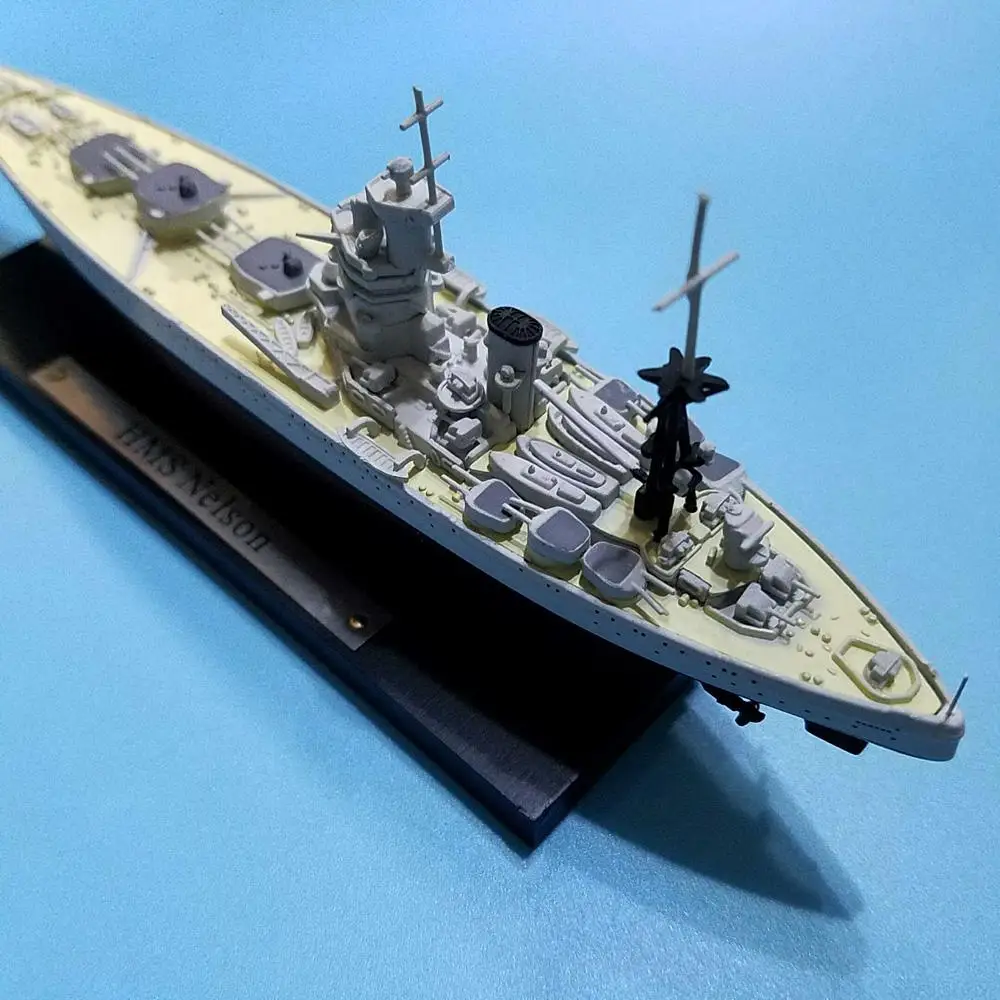 Второй мировой войны британский HMS Nelson 1/1250 литье под давлением модель корабль Атлас