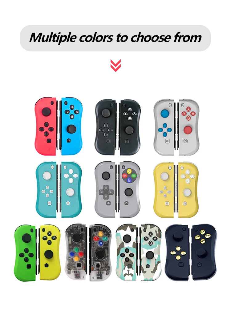 Controlador de juegos Bluetooth para izquierda y derecha Gamepad para Nintend Switch NS Joycon para consola de interruptores Nintend - 1