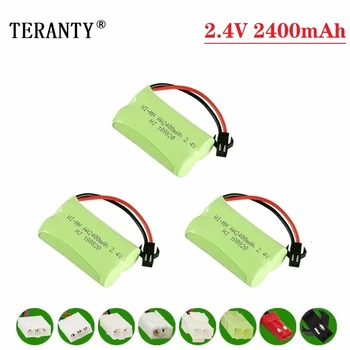 

(M Model ) 2.4v 2400mah NiMH Battery For Rc toys Car Tanks Trains Robot Boat Gun Ni-MH AA 700mah 2.4v Rechargeable Battery