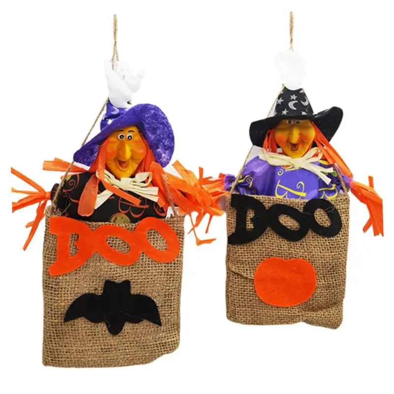 

2 pcs Hanging Pendant Small Practical Wizard Design Decorative Delicate Hanging Sack for Women Children Student