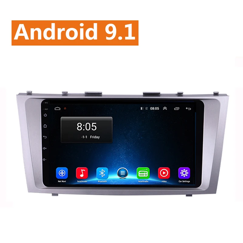 Автомагнитола 2 + 16 ГБ Din 9 дюймов Android 1 gps сенсорный экран для Toyota Camry 40 50 2007 2008 2009 2010