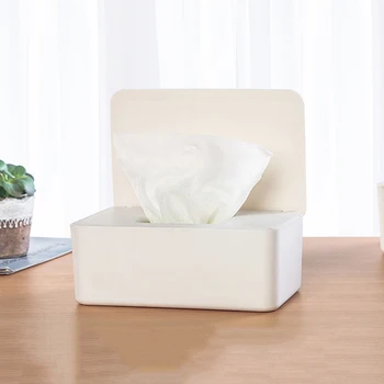 

Dry Wet Tissue Paper Case Boxes Wet Wipes Dispenser Holder Dustproof Paper Tissue Storage Box for Home Office