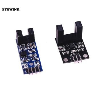 

100PCS Speed Sensor Module Tacho Sensor 3.3V-5V Slot-type Optocoupler Tacho-generator Counter Module for Arduino /PIC Diy Kit