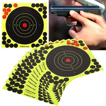 

Shooting Target Target Stickers Paper Yellow Economic Archery Shotgun Hunting Bow Paper Target Hunter Outdoor Practice