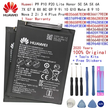 

Huawei Mate 8 9 10 Nova 2 2i 3 4 Plus Pro P9 P10 P20 Lite Honor 5C 5A 5X 6A 7X G7 8 8X 8C G9 9 9i 10 G10 Original Battery