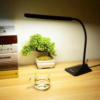 

8W Desk Lamp 48 PCs LG LEDs 5 Colors and 5 Levels Brightness Dimmable Table Light with Touch Sensitive Control Panel