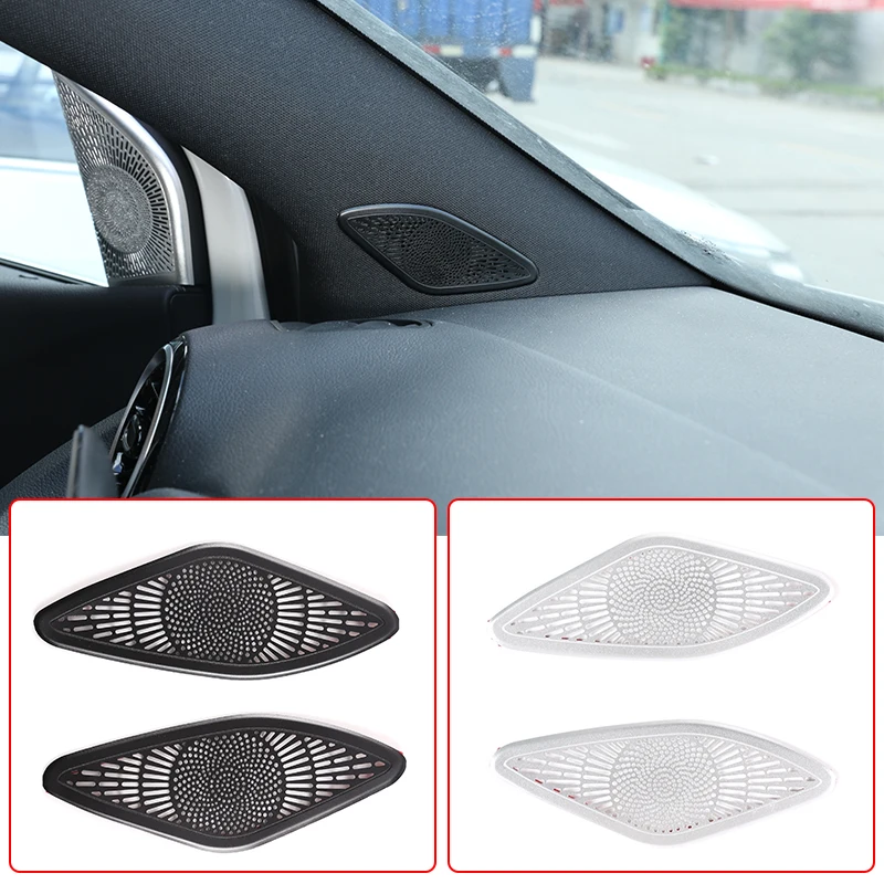 

Alloy Car Dashboard A-pillar Speaker Net Cover Trim For Mercedes Benz B GLB GLA Class W247 X247 X156 2020 Interior Accessories