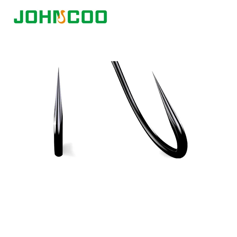 JOHNCOO 10 шт. 4#2#1#2/0# Высокие рыболовные крючки широкий крючок острый мягкий наживка углеродистая сталь одинарный колючий крючок рыболовные снасти
