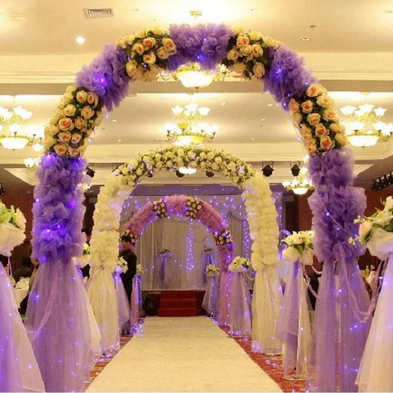 ArchShelfIronArtDetachableFlowerDoorFrameWeddingPartyOpening
