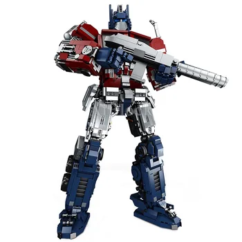 

Autobots Transformer Robot Set Model Building Blocks Boys Birthday Gifts Kids Educational Toys For Children