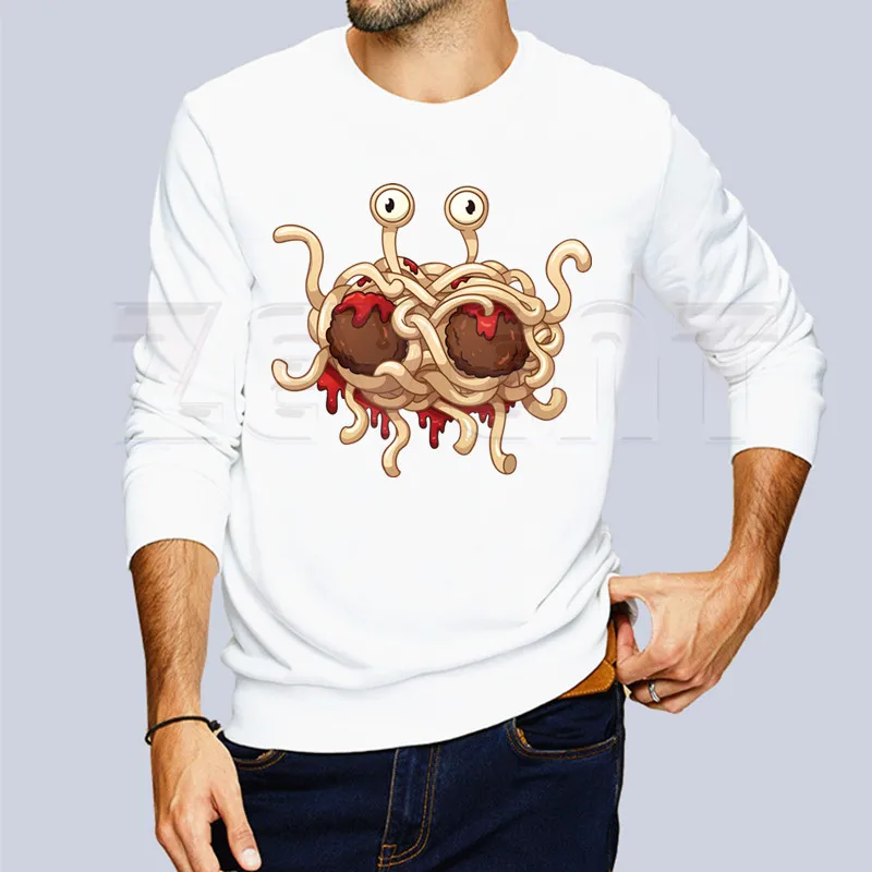 FSM летающие спагетти Монстр FunnyHoodies толстовки с капюшоном для мальчиков и женщин