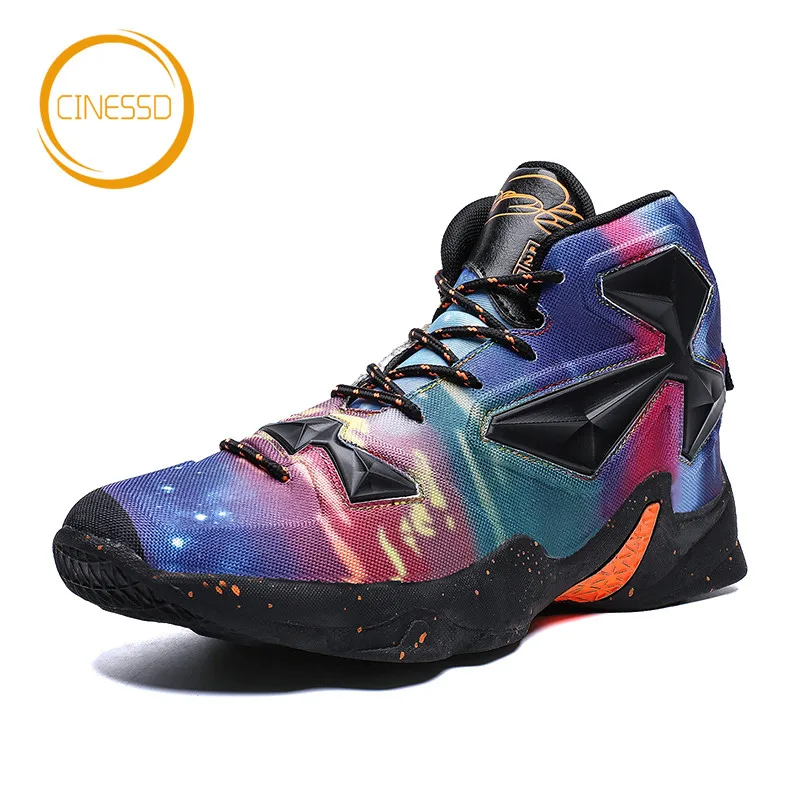 

CINESSD Hot Sale High-Top Lebron Basketball Shoes Sneakers Men Training Boots Ankle Boots Outdoor Athletic Sport Jordan Shoes