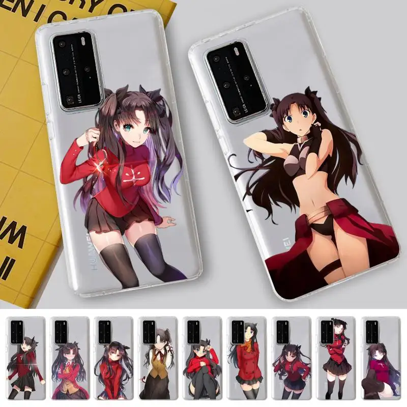 TOPLBPCS Fate Stay Night Rin Tohsaka чехол для телефона Huawei P20 30 pro lite Psmart 2019 Y5 6 7 Honor 8 10 i Mate 20lite |