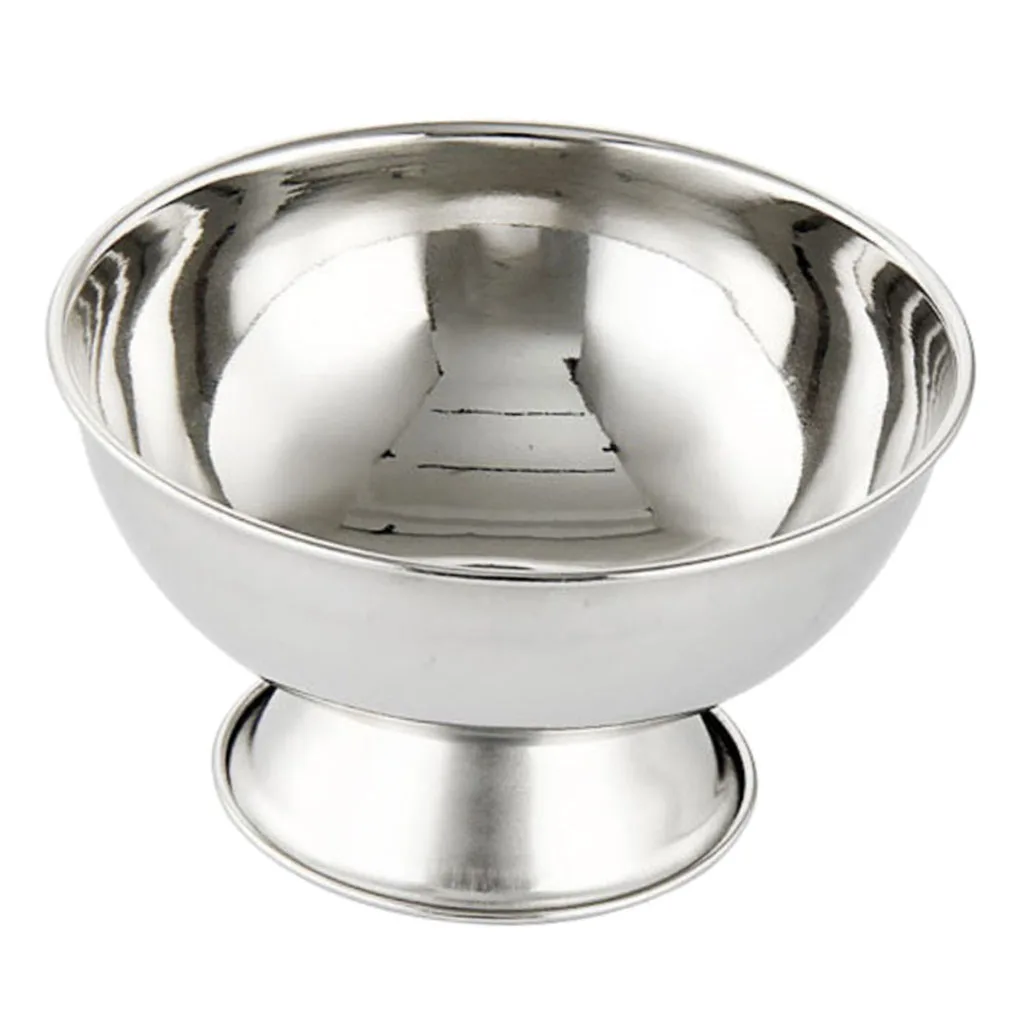 Portable Stainless Steel Barber Men's Shaving Mug Cup Bowl For Soap Cream