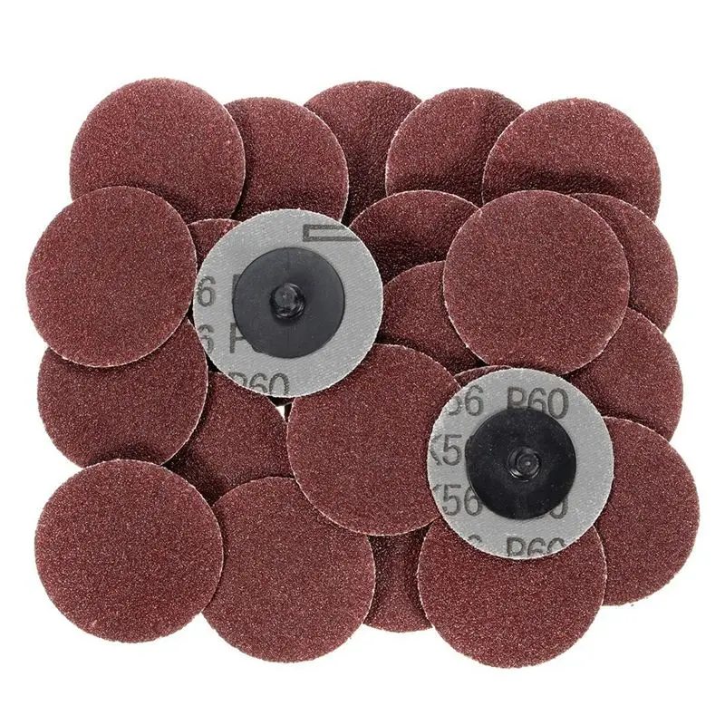 

25pcs/lot 2" Inch Disc Sanding Abrasive Roll Lock Coarse:120 Grit