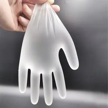 

100Pcs Disposable Gloves Latex Universal Kitchen/Dishwashing/Medical /Work/Rubber/Garden Gloves For Left and Right Hand 3 Size