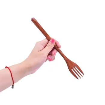 

Kitchen Accessories Cucharas Wooden Long Handle Fork Bamboo Kitchen Cooking Utensil Tools Soup-Teaspoon Tableware