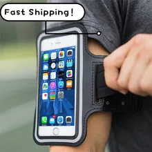 

5 - 7inch Outdoor Sports Phone Holder Armband Case for Samsung Gym Running Phone Bag Arm Band Case for iPhone 12 Pro Max 11 x 7+