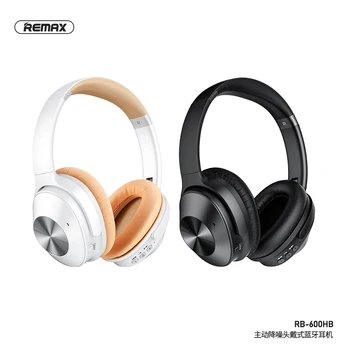 

REMAX HIFI stereo Active Noise Cancelling Over Ear Headphone RB-600HB Wireless Headphones Bluetooth Headset