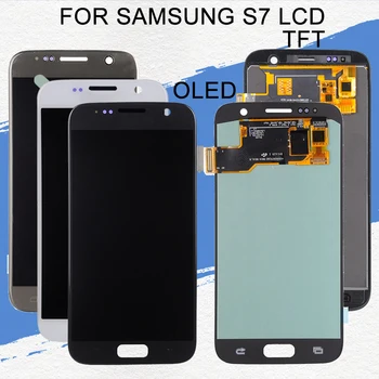 

Dinamico For Samsung Galaxy S7 Lcd Display G930F G930S G930L G930 Lcd Touch Screen Digitizer Assembly Free Shipping With Tools