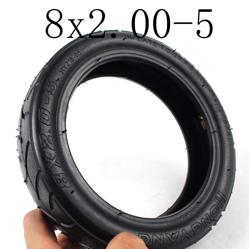 outer tyre Горячая шина 8X2. 0-5 8x2. 00-5 внутренняя труба и шина для электрического скутера детская тележка мотоцикл часть - Цвет: outer tyre