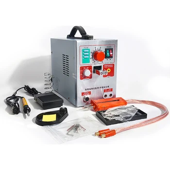 

1.9kw LED Pulse Battery Spot Welder 709A with Soldering Iron Station Spot Welding Machine for 18650 16430 14500 battery