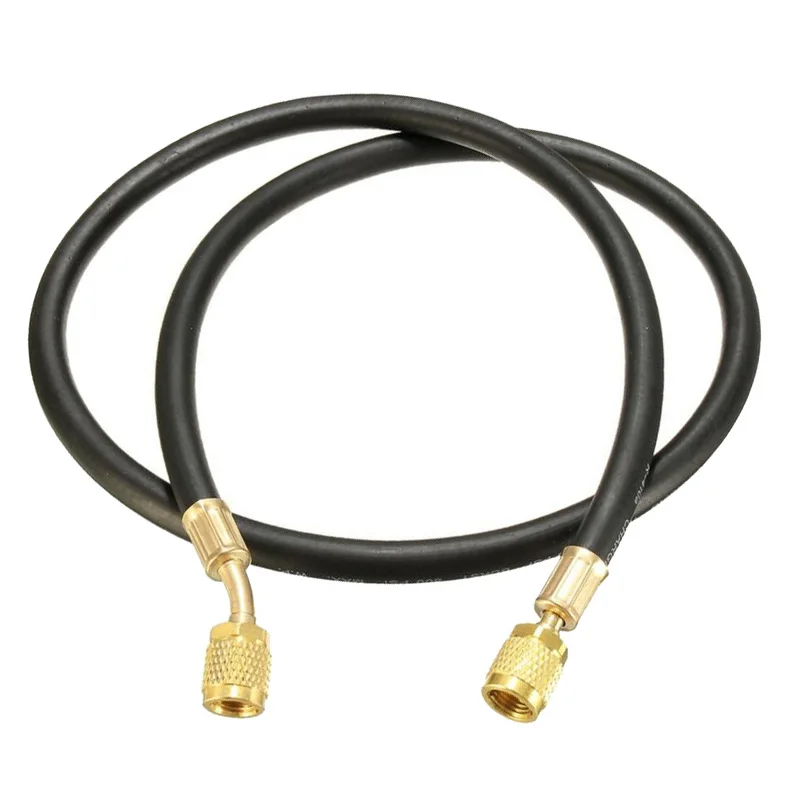 36 дюймов AC 800 PSI хладагент зарядный шланг с манометром HVAC 1/4 SAE R-410a R-134a