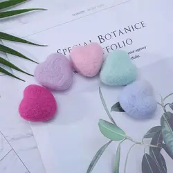 Bandeau en laine en forme de cœur pour nouveau né, accessoires de photographie de bébé en peluche, Photo, bricolage, coiffure, chapeau, décoration de vêtements, mignon 