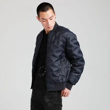 Зимние новые модные мужские бейсбольные куртки с воротником из 90% утиного пуха