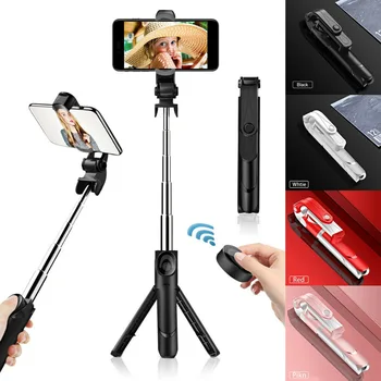 

360 Degree Rotation Monopod Mini Extendable Wireless bluetooth Selfie Stick Tripod Suitable For Smart Cell Mobile Phone