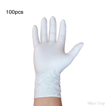 

100pcs Waterproof Disposable Washing Cleaning Nitrile Gloves Work Safety Gloves M26 20 Dropship