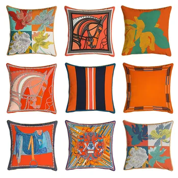 

Luxury Velvet Cushion Cover 45x45 Decorative Printing Throw Pillow Cover For Living Room Sofa Home Decor Pillowcase