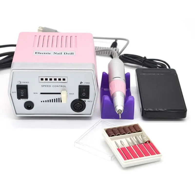 

Electric Nail File Drill Manicure Machine Art Acrylic Pedicure Tool Set Kit Bits R3MF