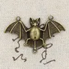 5pcs Charms Bat Vampire Dracula Link Connector 29x47mm Antique Bronze Silver Color Pendants DIY Making Findings Tibetan Jewelry ► Photo 3/4