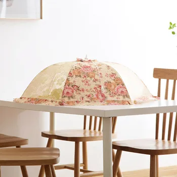 

Large Pop-Up Mesh Screen Protect Food Cover Tent Dome Net Umbrella Picnic Kitchen Folded Mesh prevent Fly Mosquito Umbrella #25