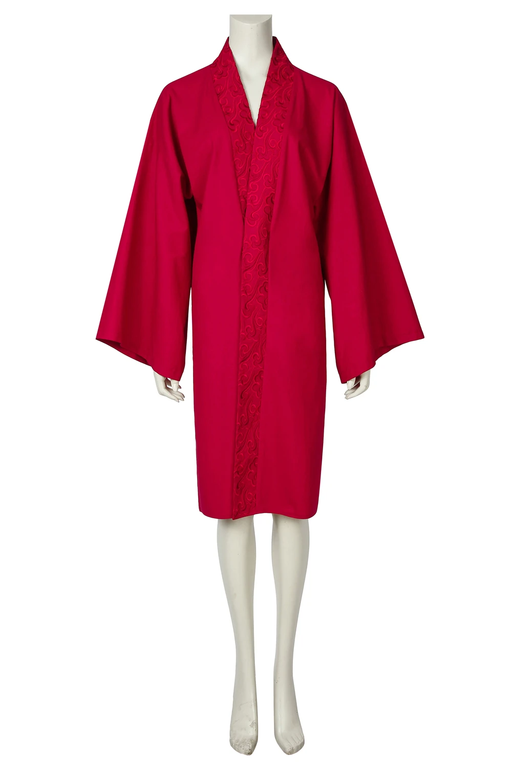 Robe only Фильм Мулан костюм Хуа Косплей Мулан красное модное платье Китайский Хан фу Взрослый Хэллоуин Карнавал Наряд Косплей ONSEN - Цвет: Robe only