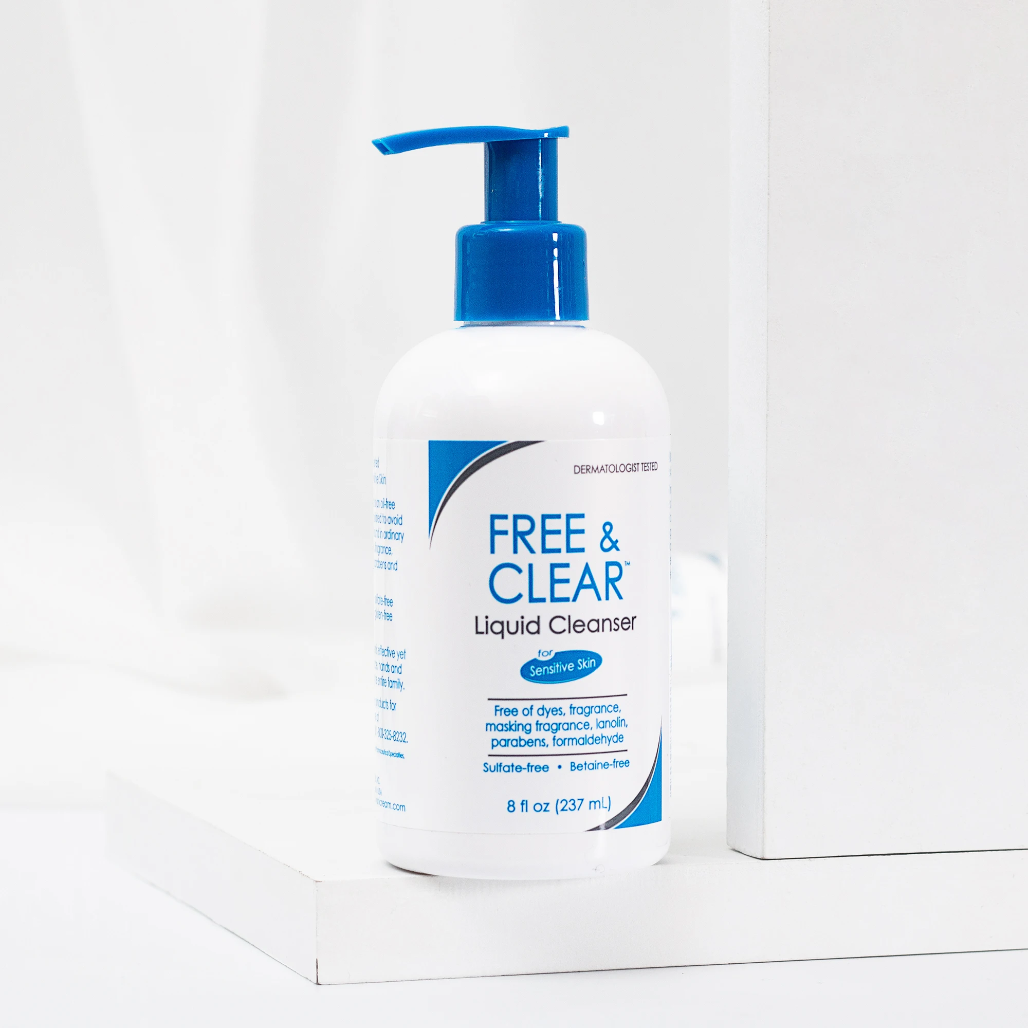 Original VANICREAM Free And Clear Liquid Cleanser 237ml For Sensitive Skin