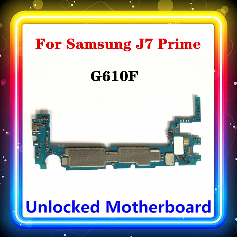 Оригинальная материнская плата для Samsung Galaxy J7 Prime G610F G615F замена чистой материнской платы протестированная ОС
